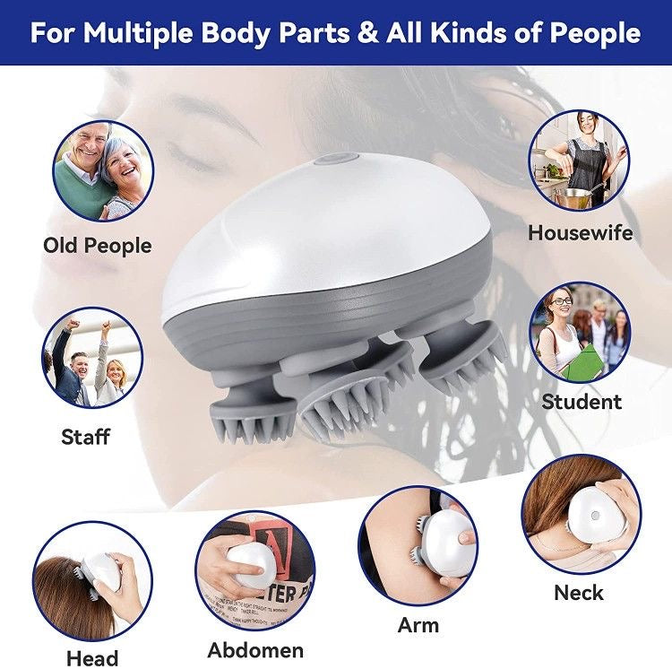 Smart Electric Scalp Massager – Deep Relaxation & Hair Care Device