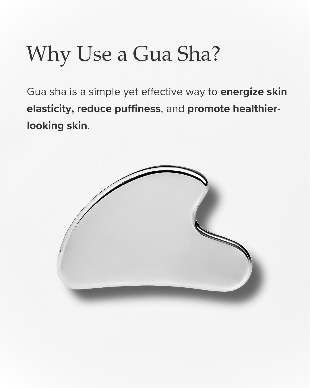 Gua Sha Facial Tool – Natural Face Lifting & Skin Massage Stone