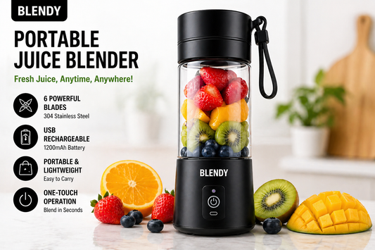 Portable Blender – Make Fresh Juice Anywhere in 30 Seconds