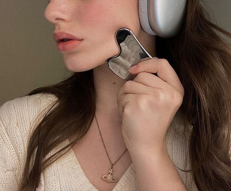 Gua Sha Facial Tool – Natural Face Lifting & Skin Massage Stone