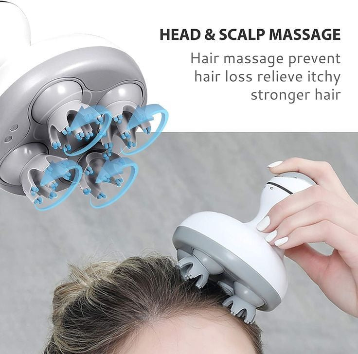 Smart Electric Scalp Massager – Deep Relaxation & Hair Care Device